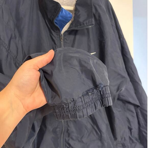 Reebok Windbreaker Jacket Blue Size XXL - Picture 4 of 6